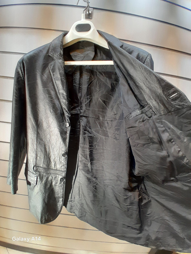کت مردانه چرم گوسفندی اصلی برند leather SAJAD بادوام بسیار بالا