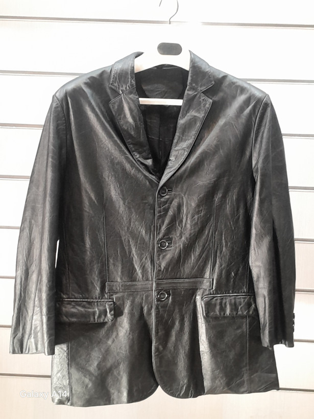 کت مردانه چرم گوسفندی اصلی برند leather SAJAD بادوام بسیار بالا
