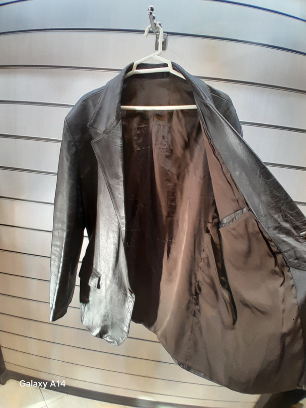 کت مردانه چرم گوسفندی اصلی برند leather SAJAD بادوام بسیار بالا