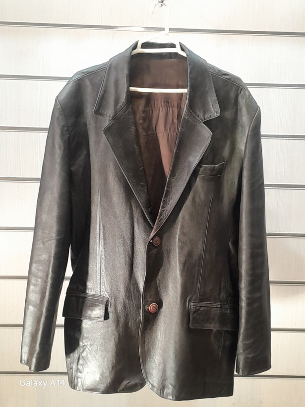 کت مردانه چرم گوسفندی اصلی برند leather SAJAD بادوام بسیار بالا