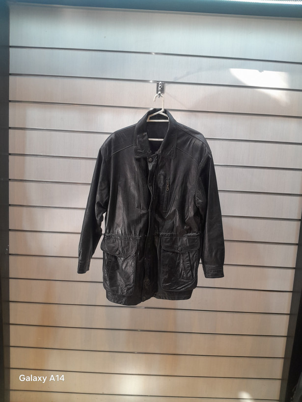 اورکت مردانه چرم طبیعی برند leather SAJAD بادوام بسیار بالا