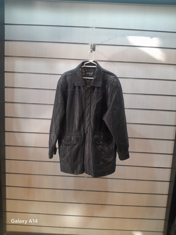 اورکت مردانه چرم طبیعی برند leather SAJAD بادوام بسیار بالا