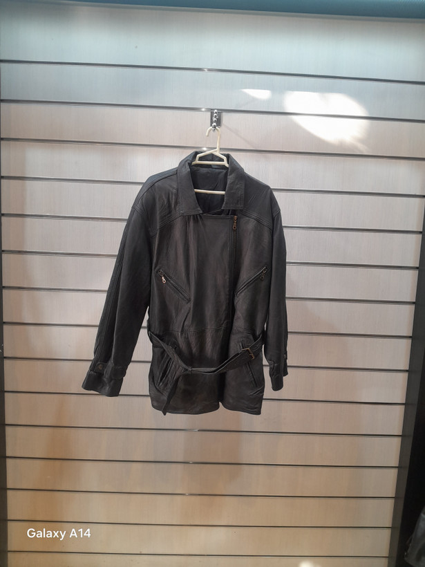 اورکت مردانه چرم طبیعی برند leather SAJAD بادوام بسیار بالا