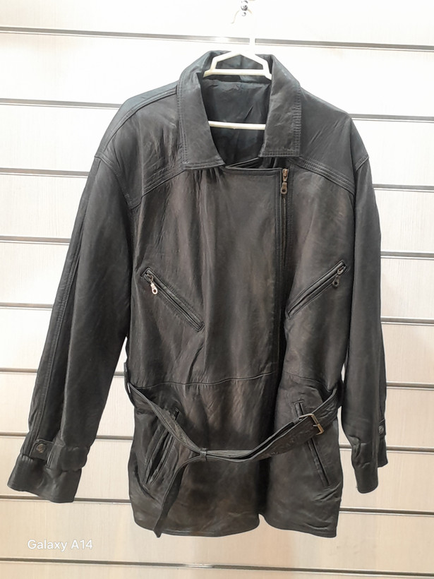 اورکت مردانه چرم طبیعی برند leather SAJAD بادوام بسیار بالا