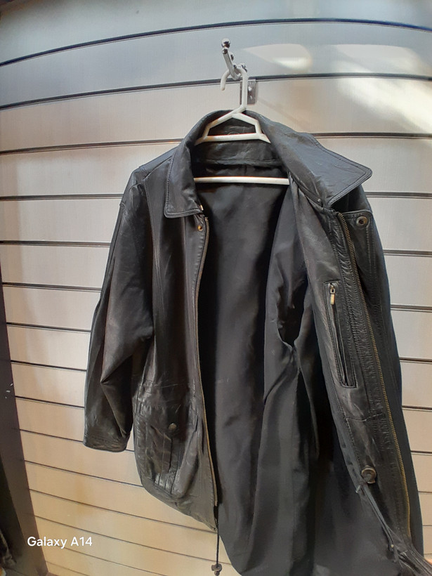 اورکت مردانه چرم طبیعی برند leather SAJAD بادوام بسیار بالا