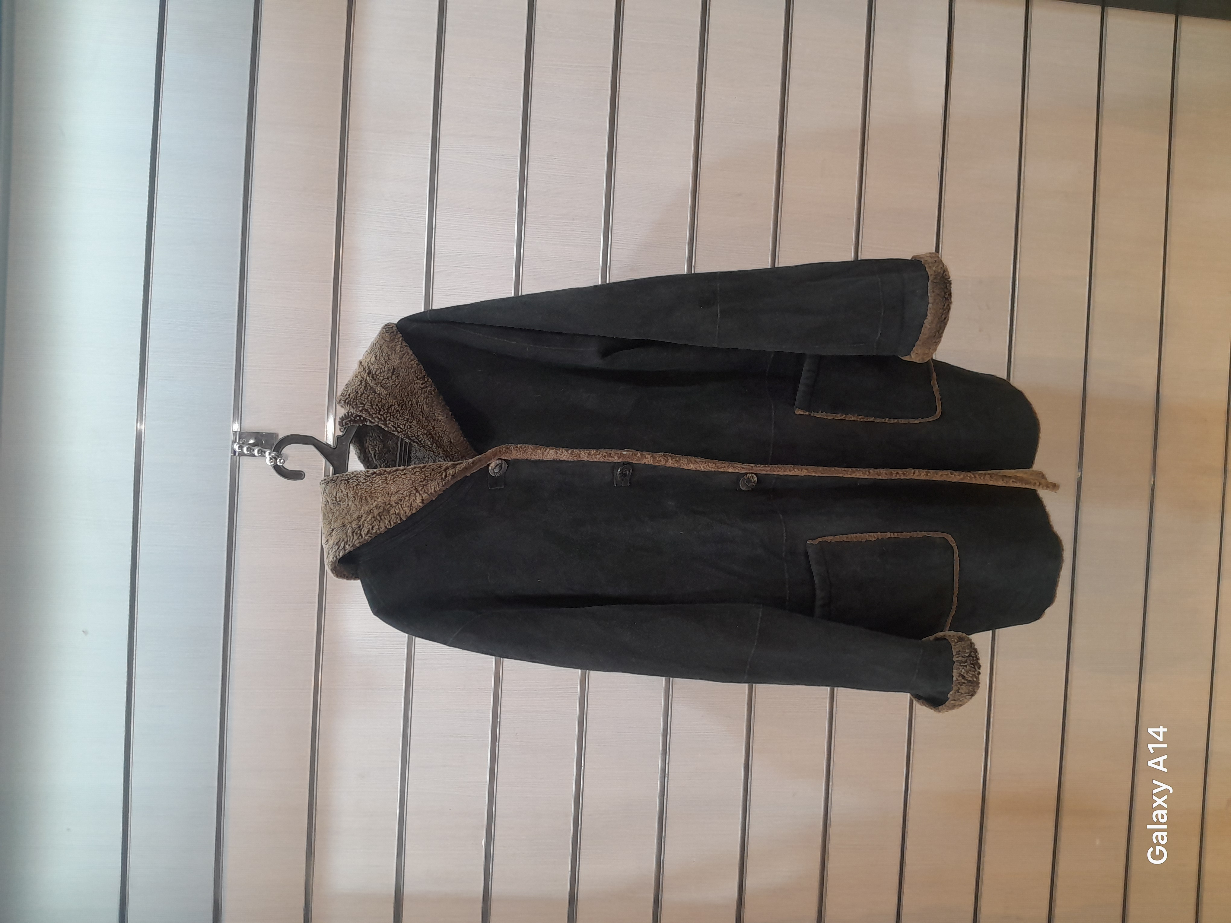 اورکت اسپرت پوست بوفالو اصلی برند leather SAJAD بادام بسیار بالا