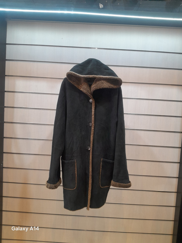اورکت اسپرت پوست بوفالو اصلی برند leather SAJAD بادام بسیار بالا