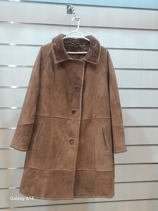 پالتو مردانه پوست بوفالو اصلی برند leather SAJADبادوام بسیار بالا