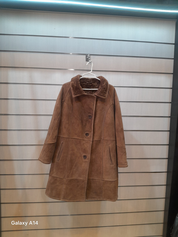 پالتو مردانه پوست بوفالو اصلی برند leather SAJADبادوام بسیار بالا