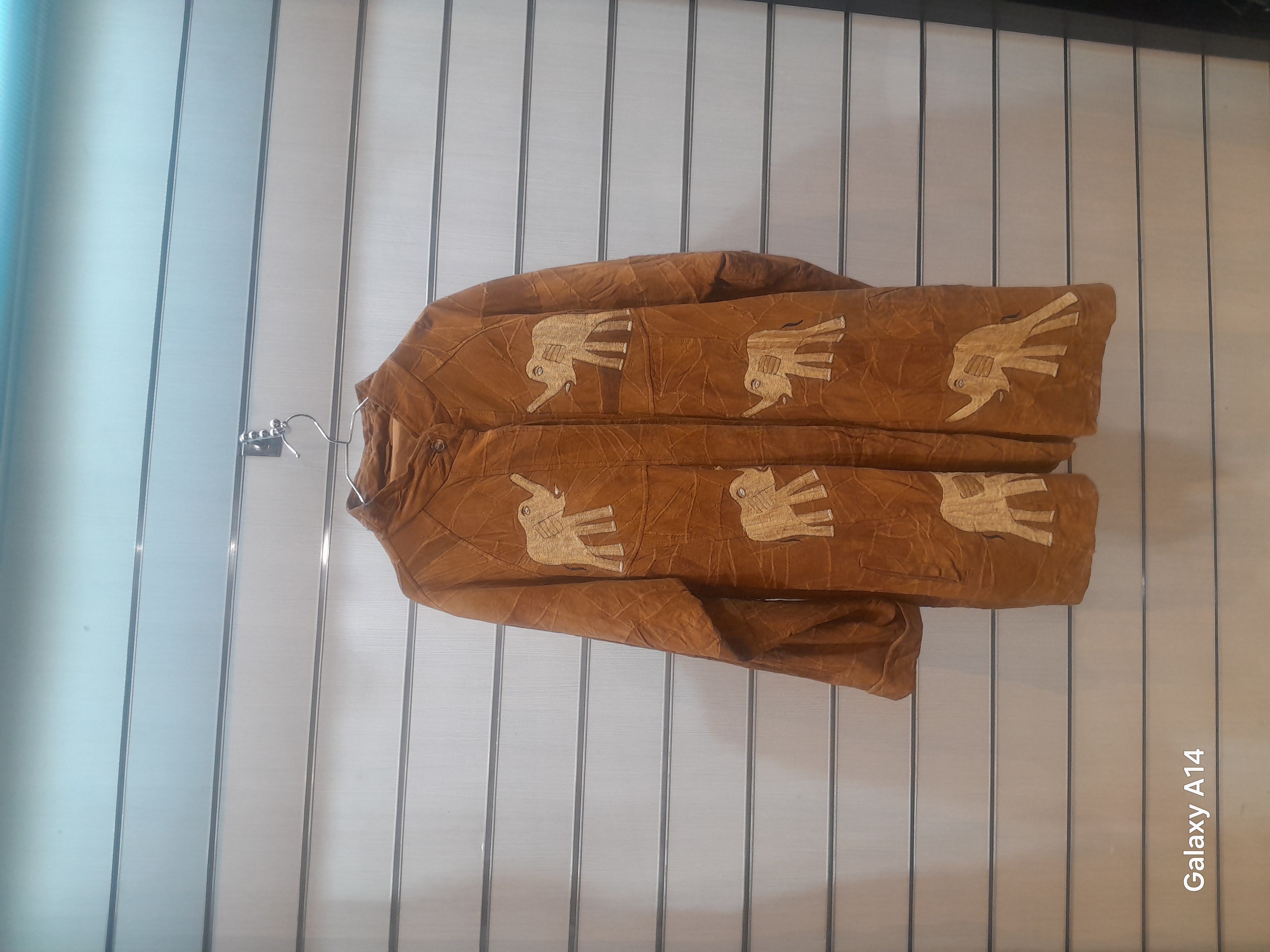 پالتو زنانه چرم جیر اصلی برند leather SAJAD با دوام بسیار بالا