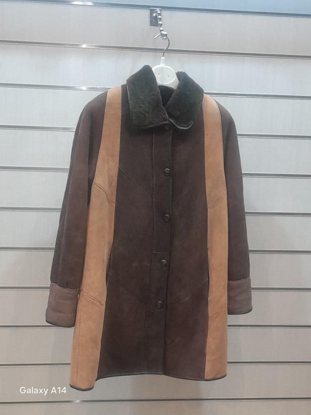 پالتو زنان پوست بوفالو اصلی برندleather SAJADبا دوام بسیار بالا
