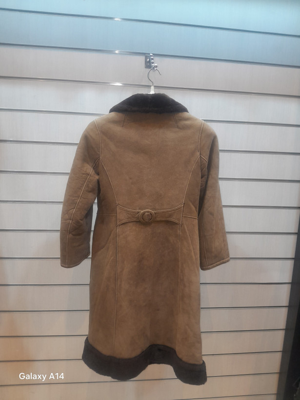 پالتو زنانه پوست بوفالو اصلی برند leather SAJADبادوام بسیار بالا