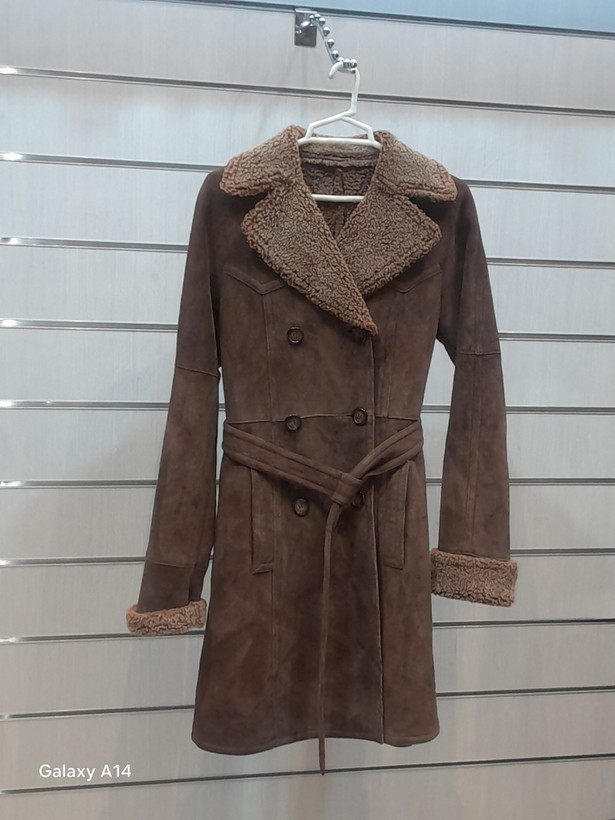 پالتو زنانه پوست بوفالو اصلی برند leather SAJADبادوام بسیار بالا