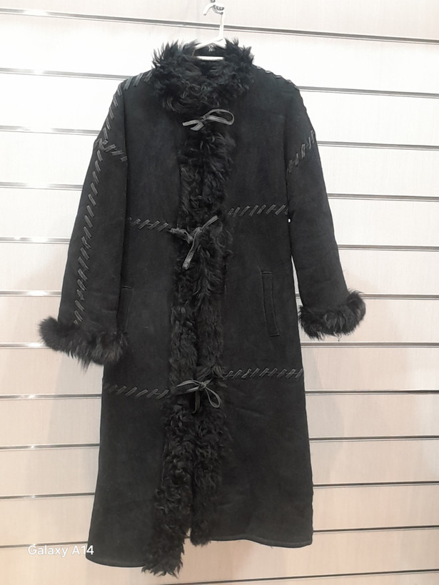پالتو زنانه پوست بوفالو اصلی برند leather SAJADبادوام بسیار بالا