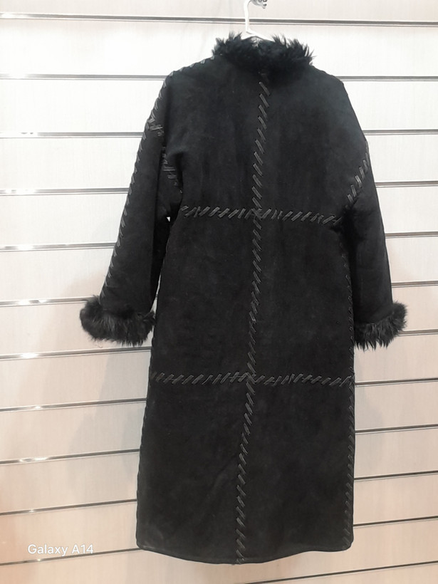 پالتو زنانه پوست بوفالو اصلی برند leather SAJADبادوام بسیار بالا