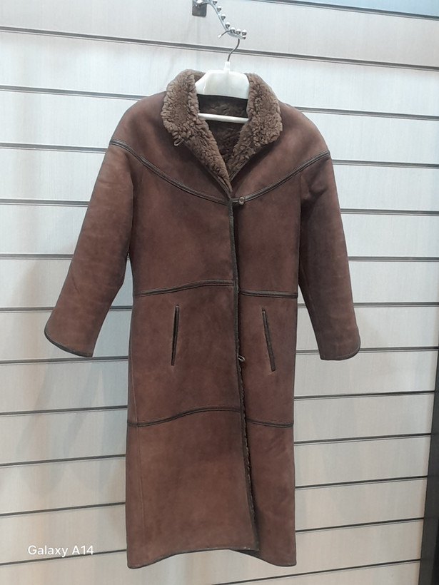 پالتو زنانه پوست بوفالو اصلی برند leather SAJADبادوام بسیار بالا
