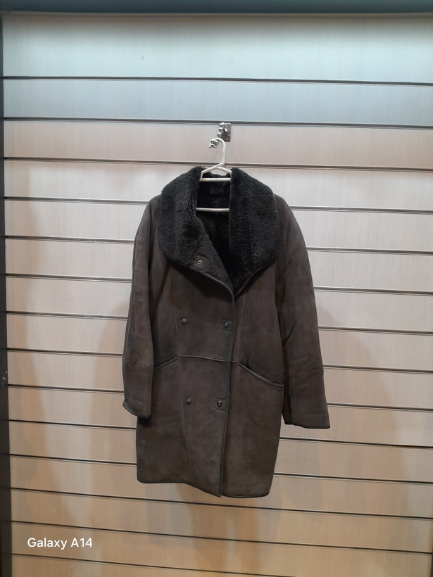 اورکت مردانه پوست بوفالو اصلی برند leather SAJAD بادام بسیار بالا