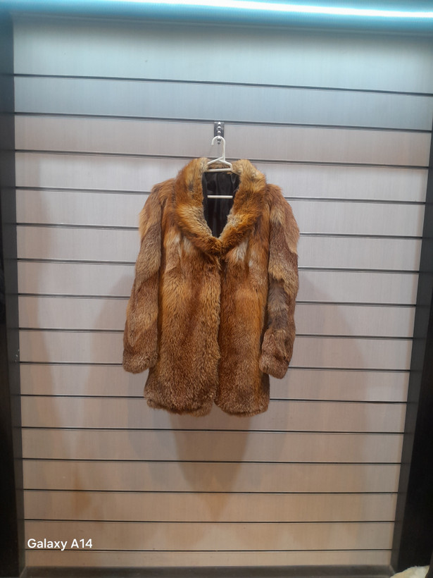 پالتو یونیسکس پوست روباه طبیعی برند leather SAJAD بادوام وگرمابسیار بالا