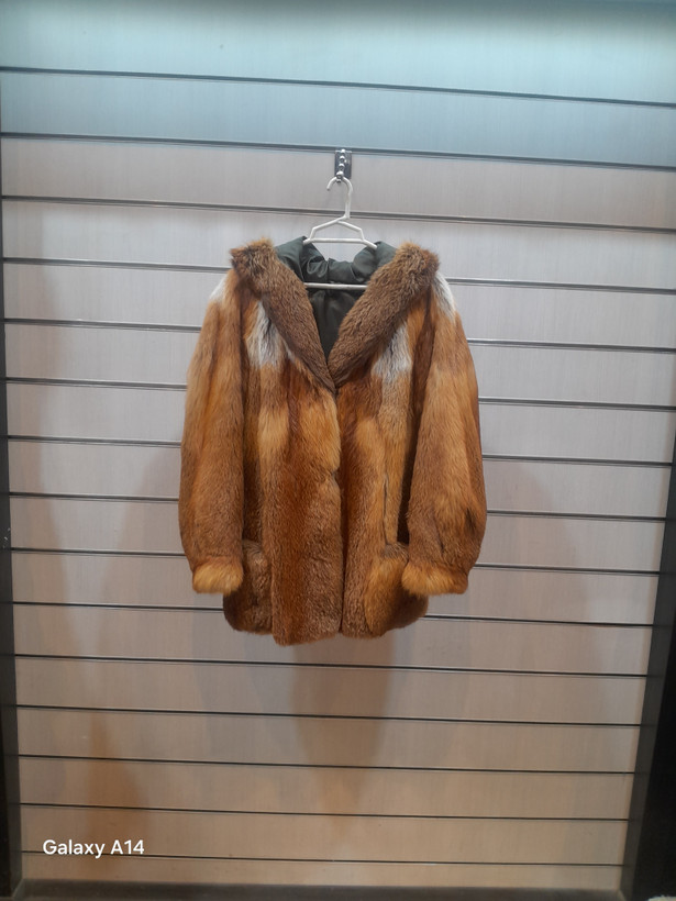 پالتو یونیسکس پوست روباه طبیعی برند leather SAJAD بادوام وگرمابسیار بالا