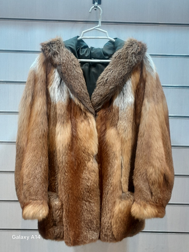 پالتو یونیسکس پوست روباه طبیعی برند leather SAJAD بادوام وگرمابسیار بالا