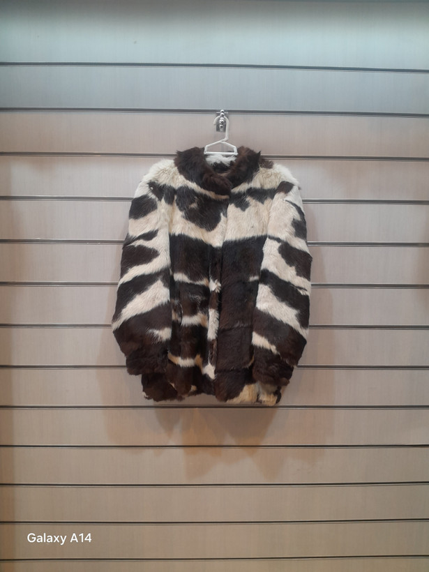 پالتو یونیسکس پوست خرگوش طبیعی برند leather SAJAD بادوام وگرمابسیار بالا