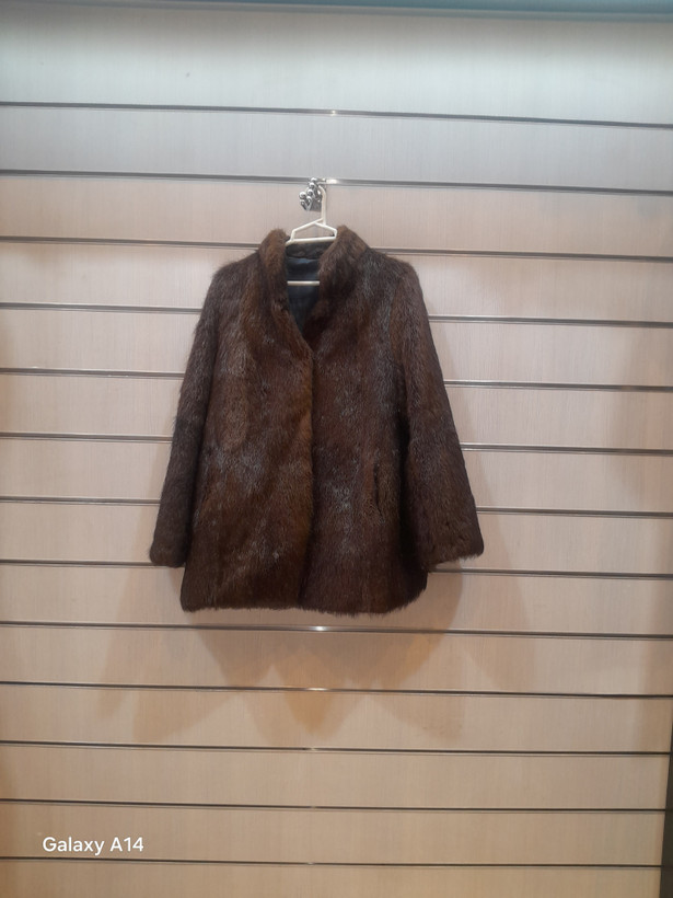 پالتو یونیسکس پوست سمور طبیعی برند leather SAJAD بادوام وگرمابسیار بالا