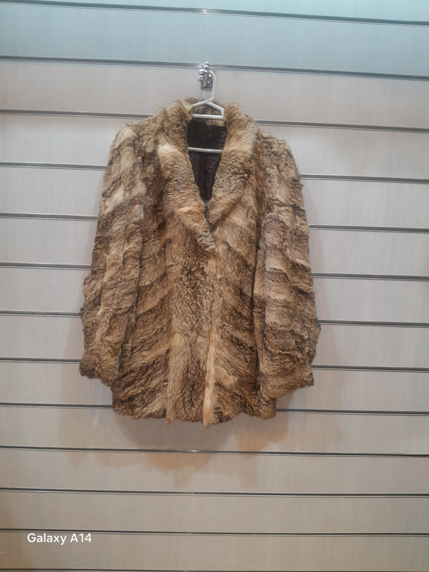 پالتو یونیسکس پوست خرگوش طبیعی برند leather SAJAD بادوام وگرمابسیار بالا