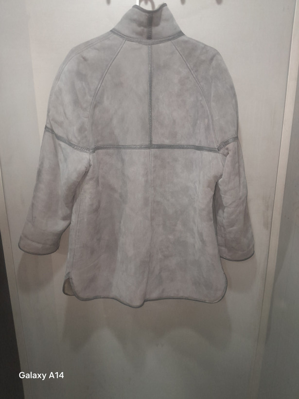 اورکت مردانه پوست بوفالو اصلی برند leather SAJAD بادام بسیار بالا