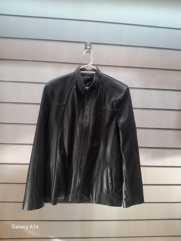 کاپشن مردانه چرم گوسفندی طبیعی برند leather SAJAD بادوام وگرمابسیار بالا
