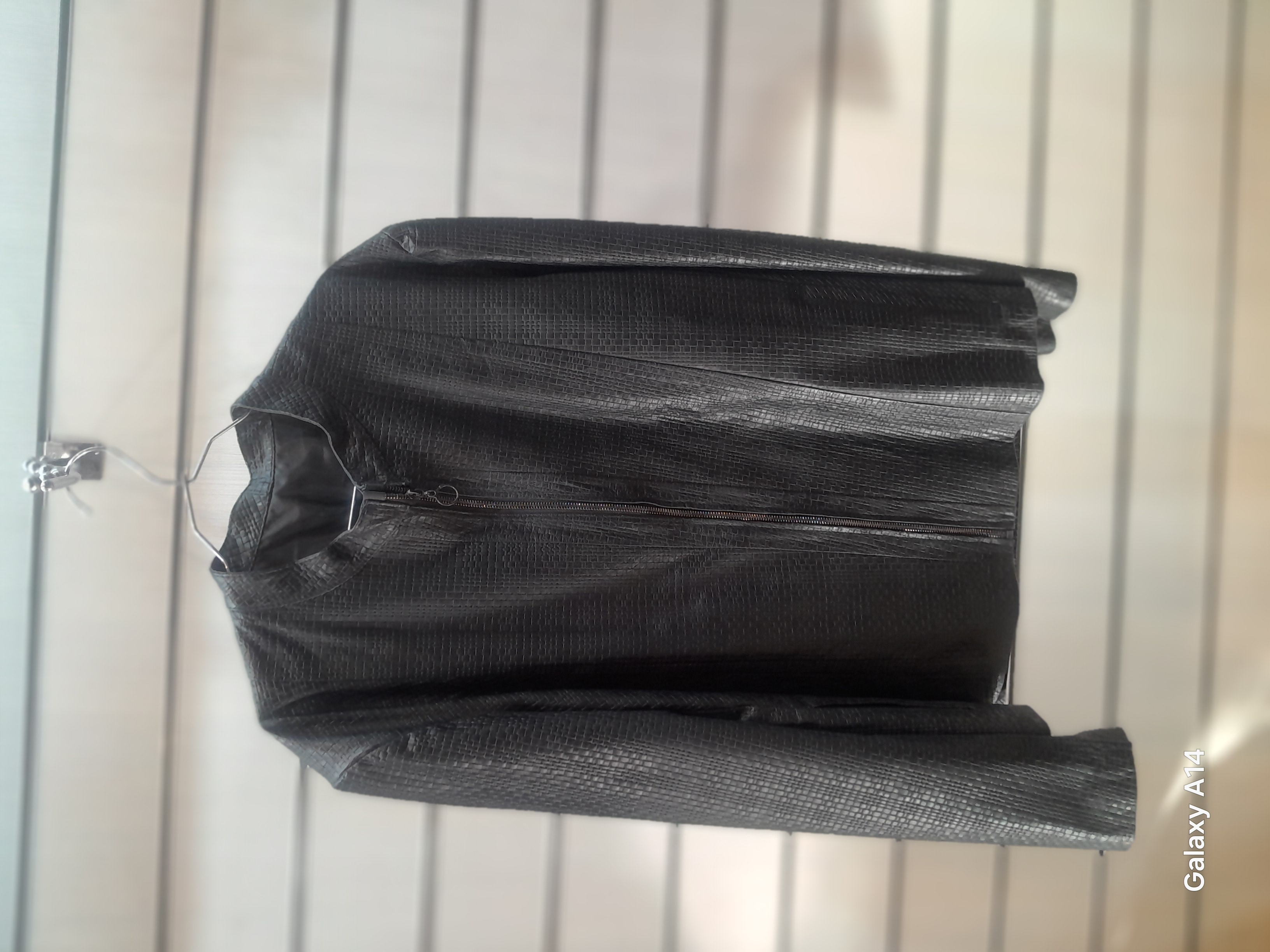 کاپشن مردانه چرم  گوسفندی طبیعی برند leather SAJAD  بادوام وگرمابسیار بالا