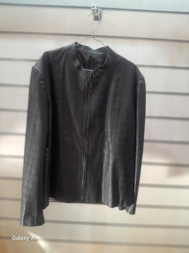 کاپشن مردانه چرم گوسفندی طبیعی برند leather SAJAD بادوام وگرمابسیار بالا